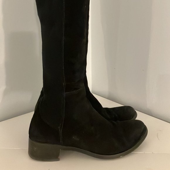 Browns Black Suede over the knee boots, 37.5 - Picture 5 of 10